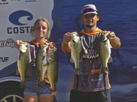 Kemp fishing team takes ninth at Lake Whitney