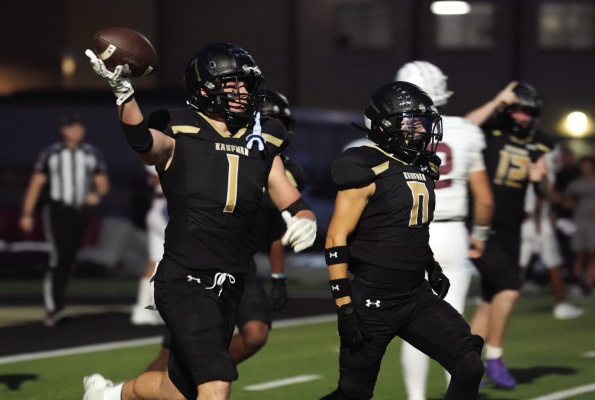 The Kaufman Lions suffered their first loss of the season at the hands of Lake Dallas on Friday, Sept. 12 on the road. Photo courtesy of Kaufman High School