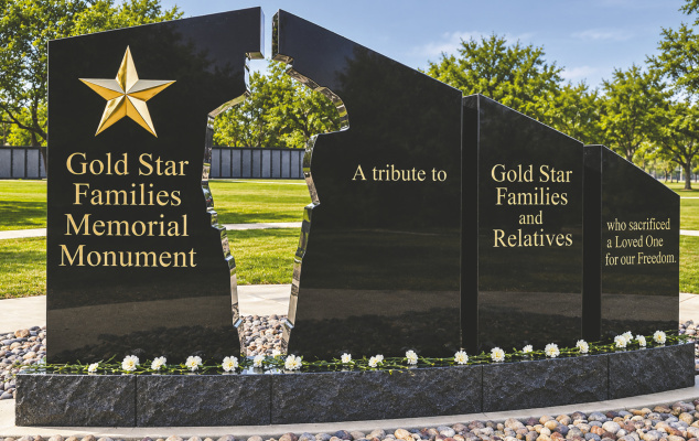 Kaufman dedicates Gold Star Families Memorial Monument