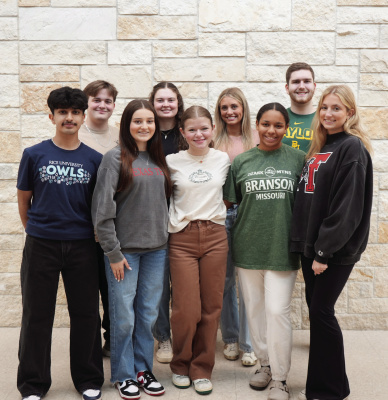 Kaufman High School’s Top 10 graduates for the Class of 2026 include Valedictorian Rylie Stone, Salutatorian Addison Hetmer, Daniel Gregory, Clayton Crawford, Mohammad Taha, Addyson Webb, Clara Johnson, Mariah Brockway, Sydney Jones and Sadie Waters (not pictured). Courtesy photo