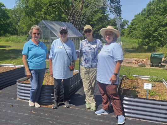 The Historic Kaufman County Poor Farm was filled with community spirit, education and excitement on Saturday, May 9 as residents gathered to enjoy the Kaufman County Farmers Market and celebrate the grand opening of the new Pollinator Garden. Photo courtesy of Pam Corder