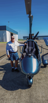Mike Montefusco will give a brief history of gyrocopters and tell the story of how he came to build one Saturday, June 21 at the No. 1 British Flying Training School Museum. Courtesy photo