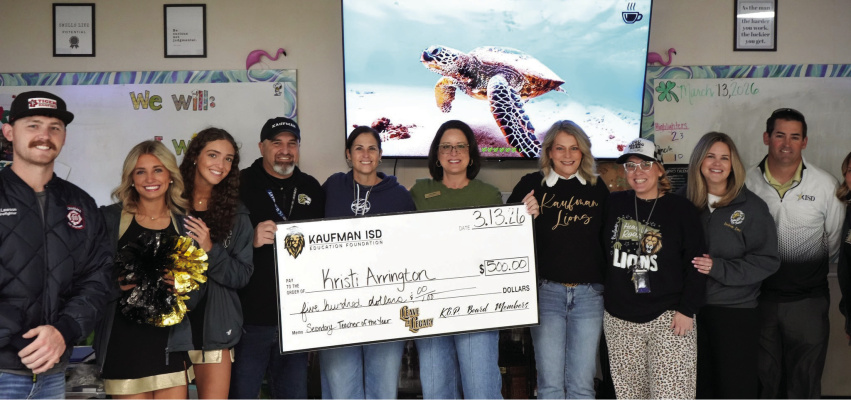 Photos courtesy of Kaufman ISD