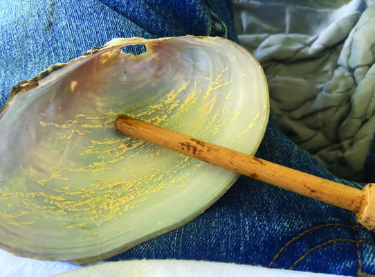 Photo by Luke Clayton Getting ready for an outdoor adventure is almost as much fun as the outing itself. This week, Luke writes about how he has been getting ready for his annual outdoor event in Greenville but also getting ready for turkey and hogs as well. Luke is ready for turkey season with his homemade turkey call made from a freshwater mussel shell.