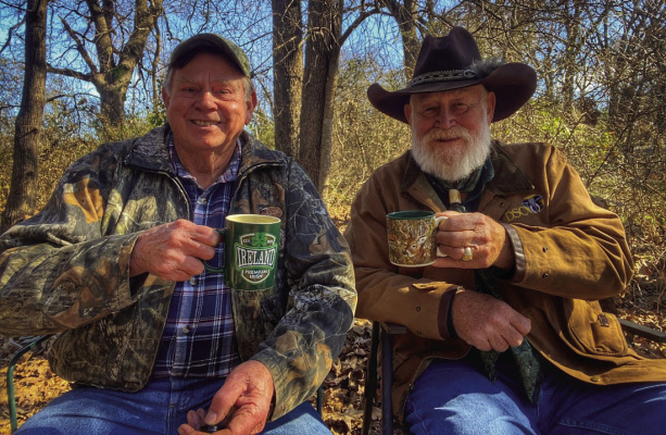 Luke and his good friend Larry Weishuhn, both well into their seventies, continue to enjoy the outdoor lifestyle as very active outdoorsmen but each do so in a slower, safer manner than they did as younger men. Photo by Jeff Rice