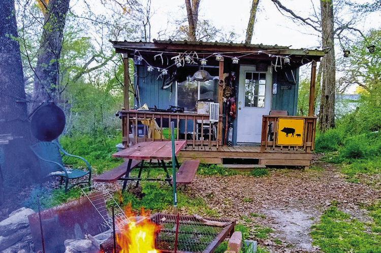 May is a great time to get outdoors and lots of opportunities about. Luke tries to spend as much time as possible at his little ‘camp’, regardless the season. Photo by Luke Clayton