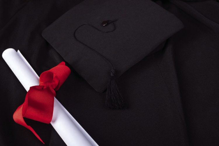 The symbols of graduation