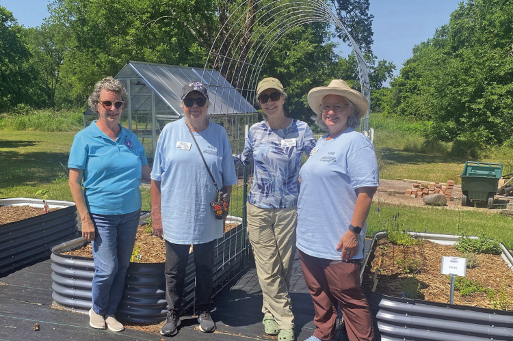 The Historic Kaufman County Poor Farm was filled with community spirit, education and excitement on Saturday, May 9 as residents gathered to enjoy the Kaufman County Farmers Market and celebrate the grand opening of the new Pollinator Garden. Photo courtesy of Pam Corder