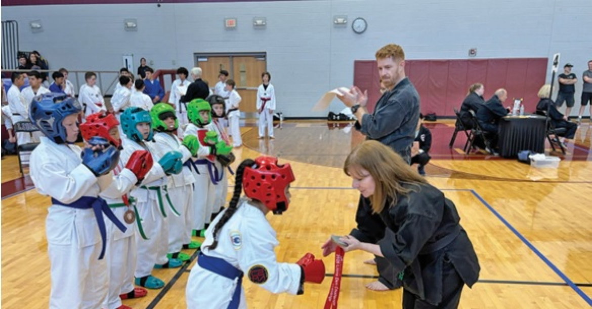 Local girls compete in Texas Karate League Championship