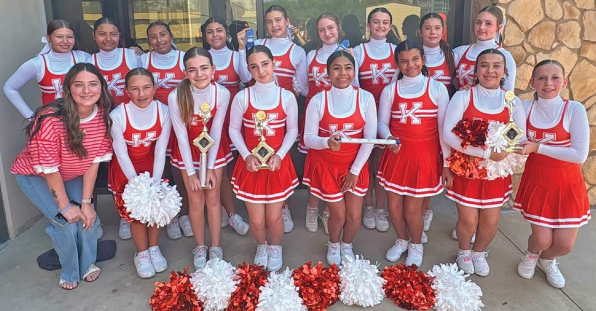 Kemp JH Cheer brings home hardware