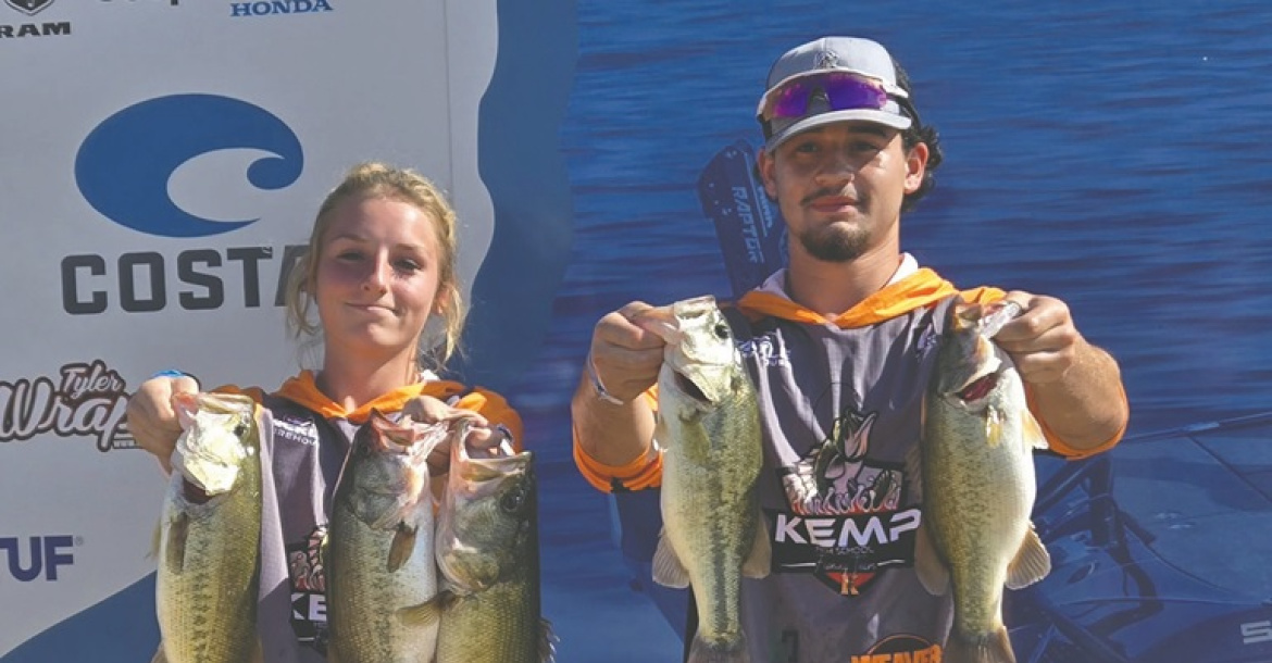 Kemp fishing team takes ninth at Lake Whitney
