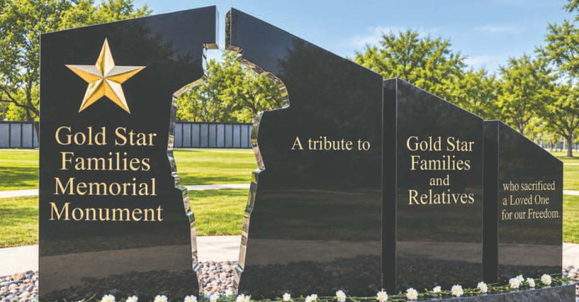Kaufman dedicates Gold Star Families Memorial Monument