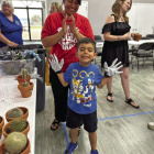 Cactus class at Kaufman Public Library