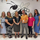 Jalyn Ashcraft and Mackenzie Baudin were named District Teachers of the Year for Kemp ISD during their May 18 board meeting along with the other Campus Teachers of the Year who were recognized. Photo courtesy of Kemp ISD